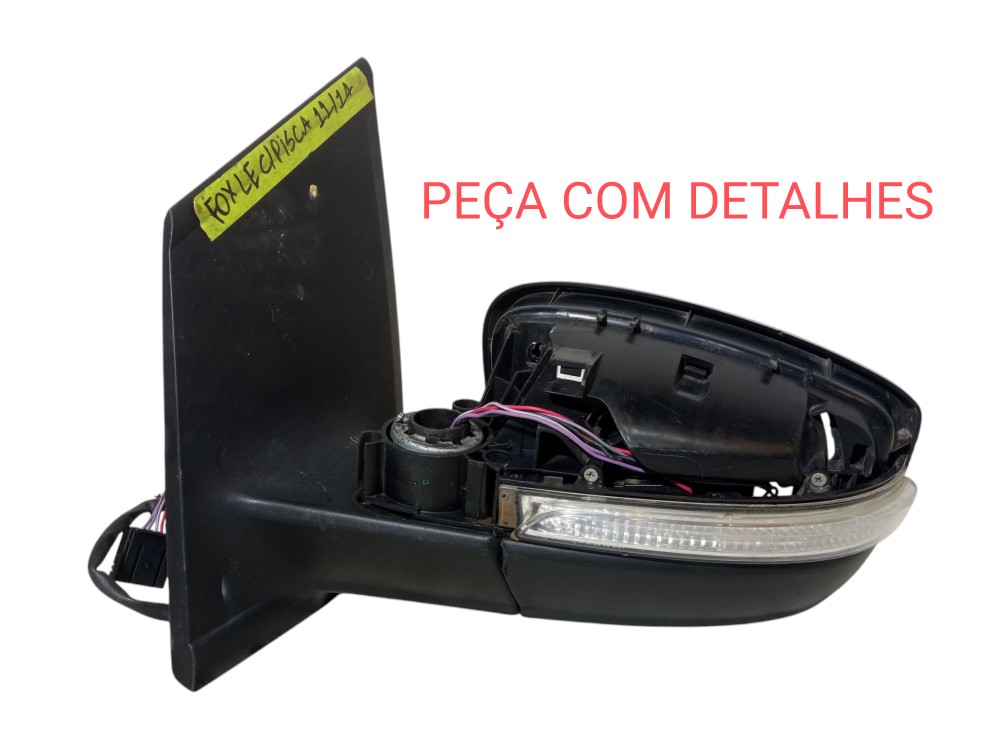 Retrovisor Eletrico Pisca Esquerdo Vw Fox 2012 2018 Original 2