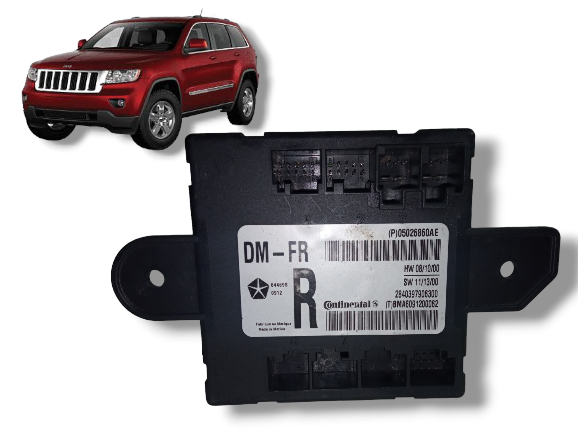 Modulo Conforto Porta Dianteira Direita Cherokee 2012 Jeep 1