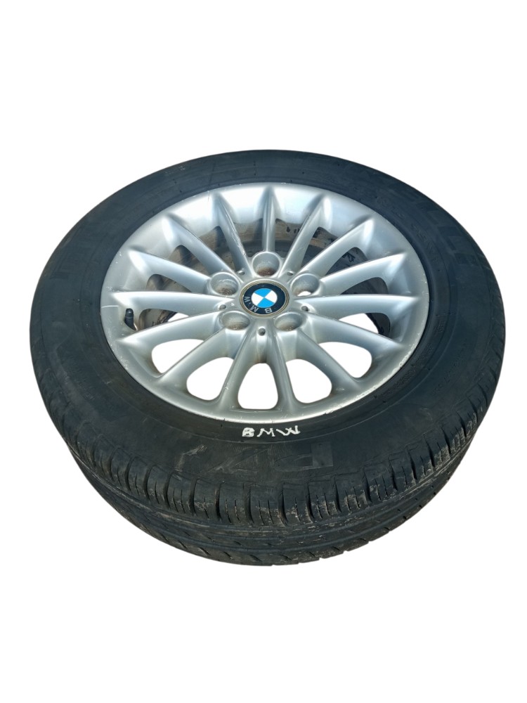 Roda Aro 16 Pneu 225 55 Bmw 320i 2008 Original Cinza 5
