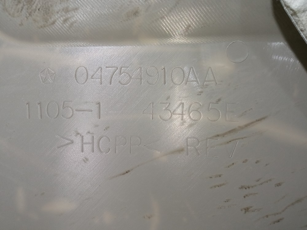 Forro Porta Traseira Direita Chrysler Grand Caravan 2006 Cinza 9