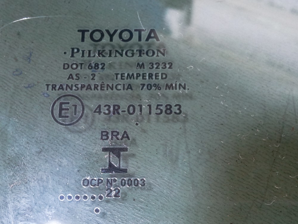 Vidro Fixo Porta Traseira Direita Toyota Corolla Xei 2023 7