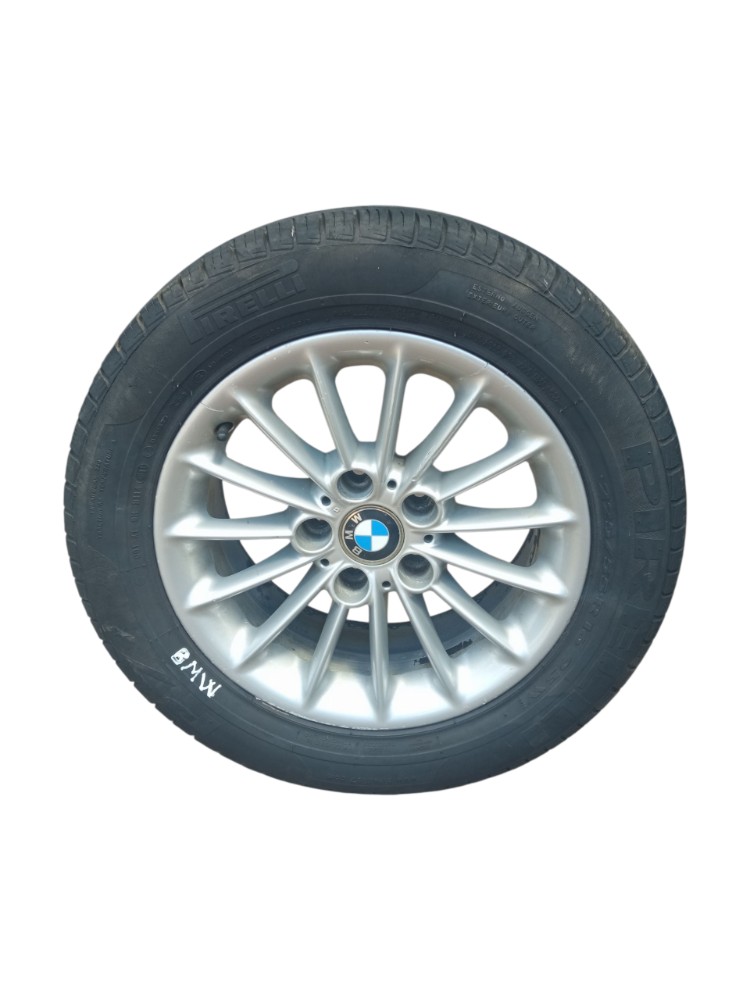 Roda Aro 16 Pneu 225 55 Bmw 320i 2008 Original Cinza 1