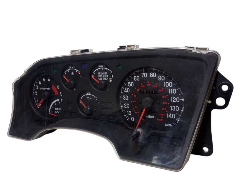 Moldura Painel Instrumentos Mitsubishi Eclipse 91 92 93 94  Preto 3