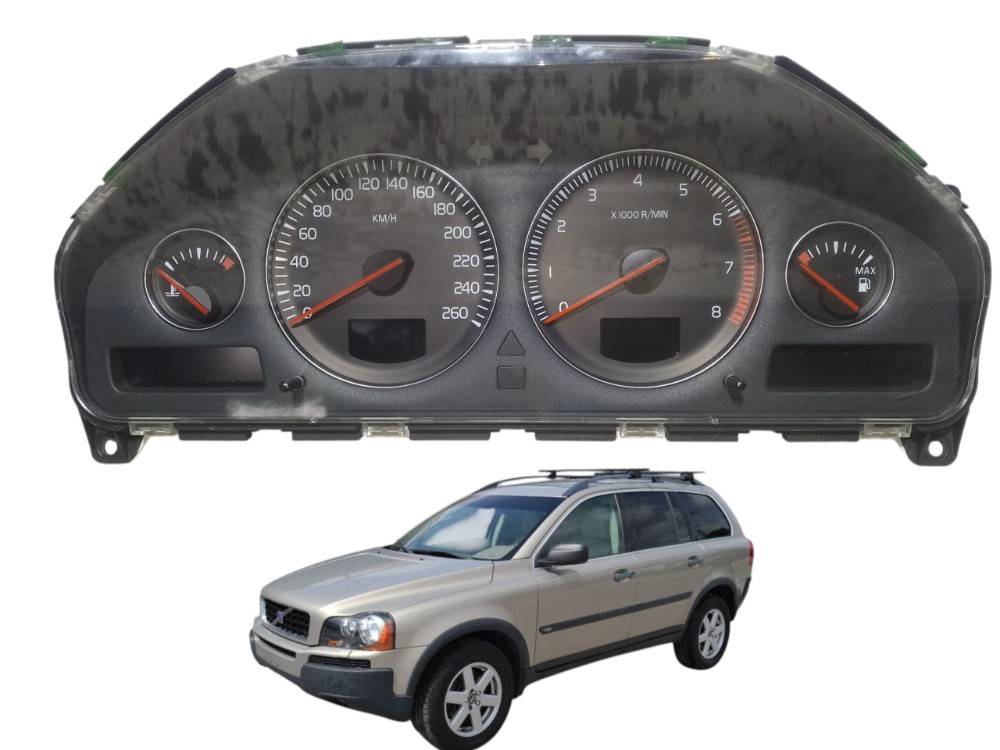 Painel Instrumentos Volvo Xc90 2005 2006 2007 2008 2009 Preto 1