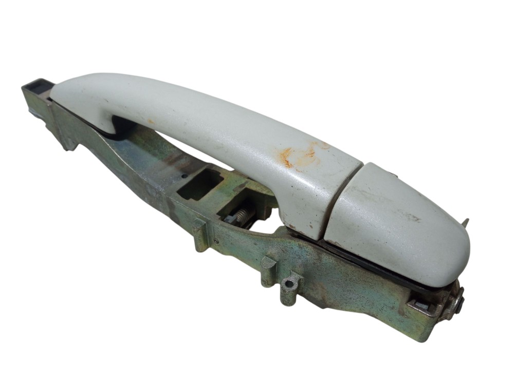Macaneta Externa Porta Traseira Esquerda Peugeot 208 2016 19 Branco Traseira 2