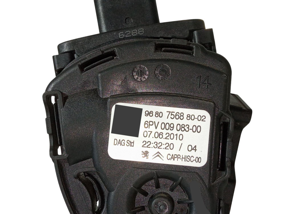Pedal Acelerador Eletronico Peugeot 307 2006 2012 1 6 Usado 4