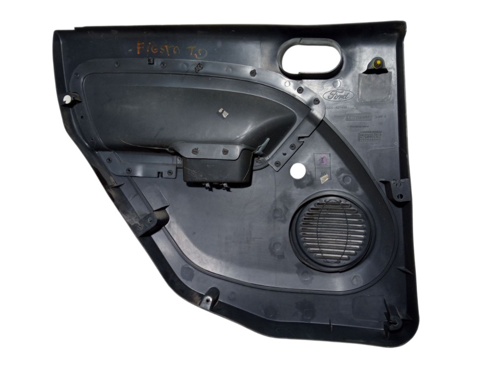 Forro Porta Traseira Direita Ford Fiesta 2004 2012 Original Cinza 6