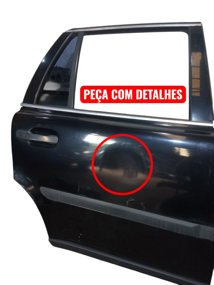 Porta Traseira Direita Volvo Xc90 2004 2005 T6 3.0 Traseira Direito Preto 2