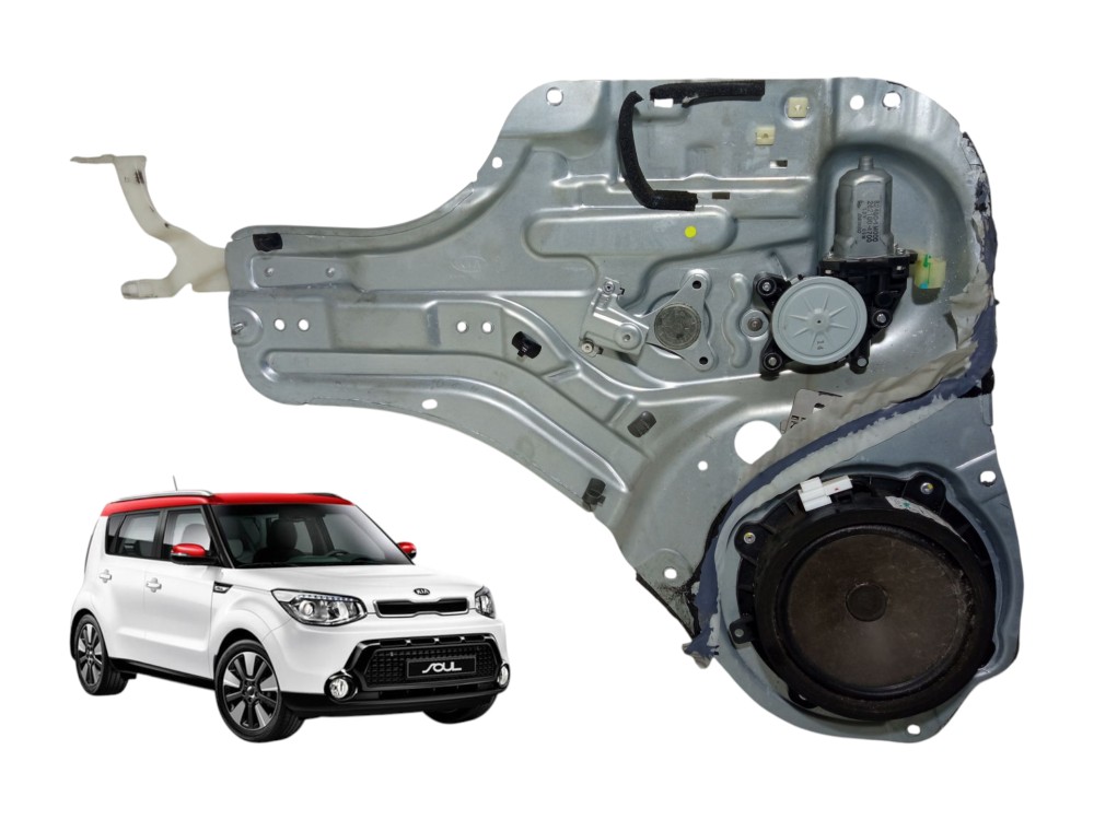 Maquina Vidro Eletrico Traseiro Esquerdo Kia Soul 2009 2012 1