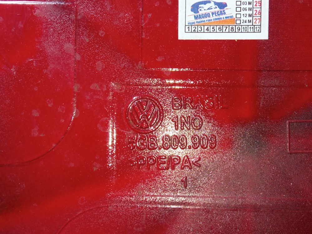 Tampa Portinhola Tanque Combustivel Golf 2016 2019 Original  Vermelho 2018 7