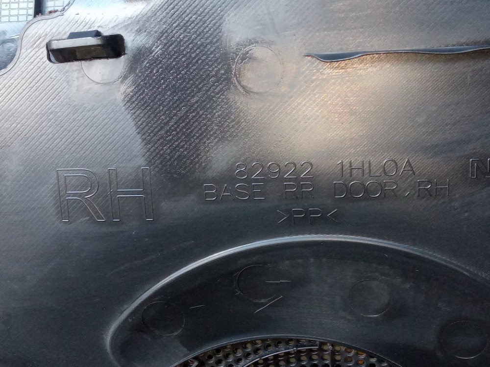 Forro Porta Traseira Direita Nissan March 2011 2014 Original Preto 6