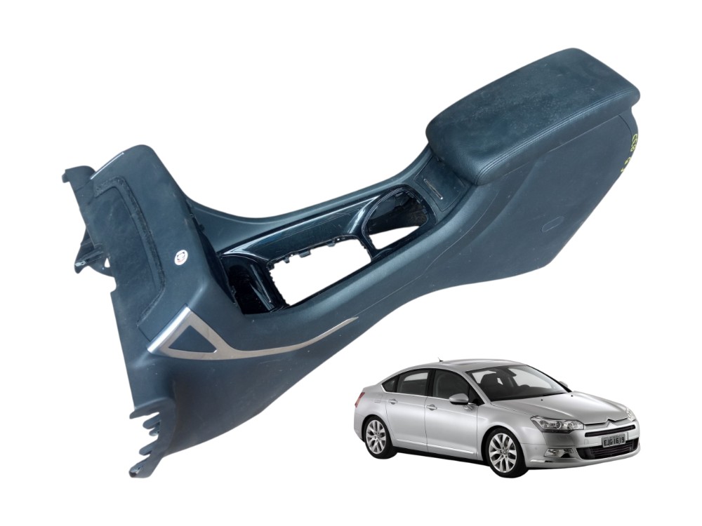 Acabamento Console Central Apoio Braco Citroen C5 2009 2012  Preto 1