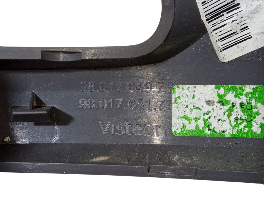 Moldura Macaneta Interna Dianteira Esquerda Peugeot 208 2016 Cinza Dianteira 7