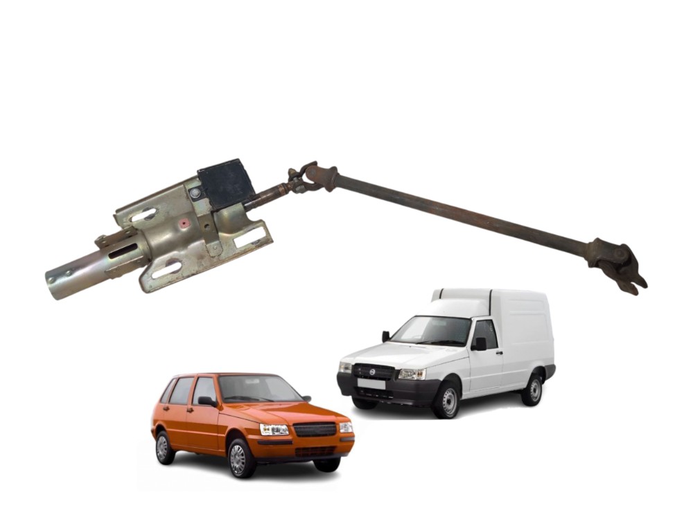 Coluna De Direção Fiat Uno Fiorino 2005 2006 1.0 Fire Usado 1