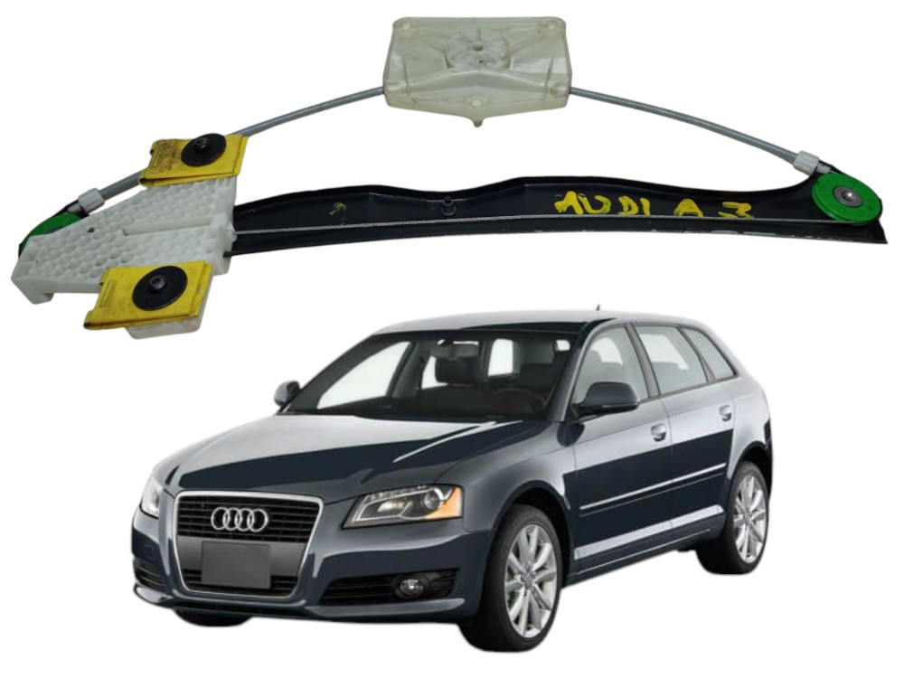 Maquina Vidro Traseiro Direito Audi A3 2007 A 2011 Original 1