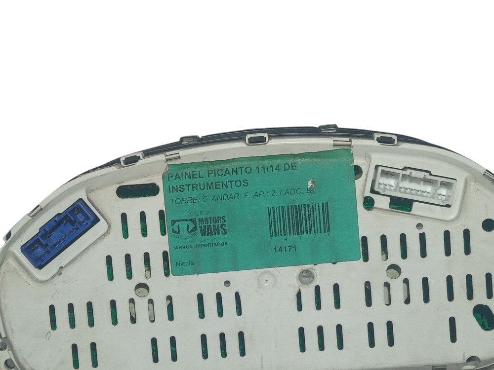 Painel De Instrumentos Kia Picanto 2008 2011 Manual Usado  Preto 7