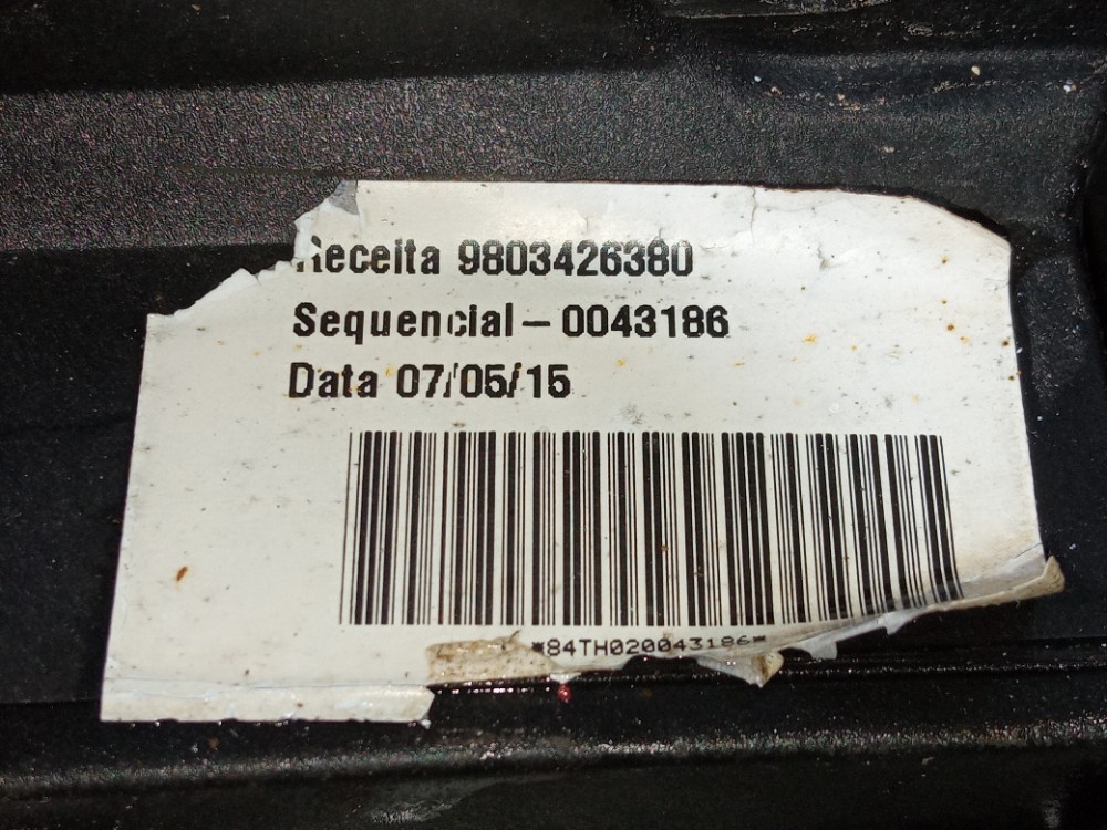 Pedaleira Suporte Pedais Peugeot 208 Citroen C3 2015 2019 7
