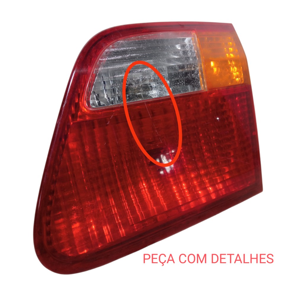Lanterna Direita Tampa Traseira Honda Civic 99 2000 Direito/passageiro Vermelho 2