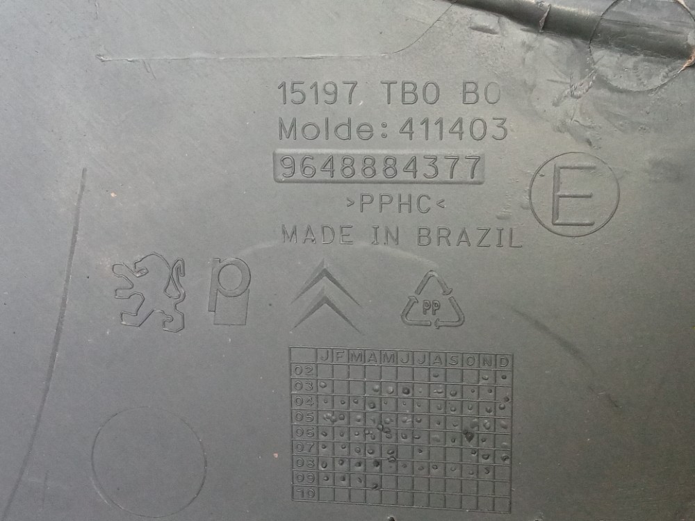 Forro Porta Traseira Esquerda Citroen C3 2006 2010 Original  Cinza 6