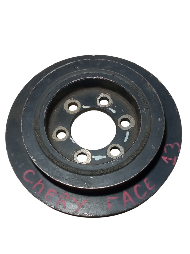 Polia Virabrequim Chery Face 1 3 2010 A 2012 Original 4