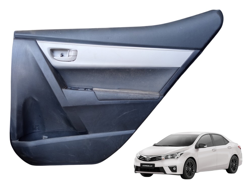 Forro De Porta Traseira Direita Toyota Corolla 2015 2019  Cinza 1