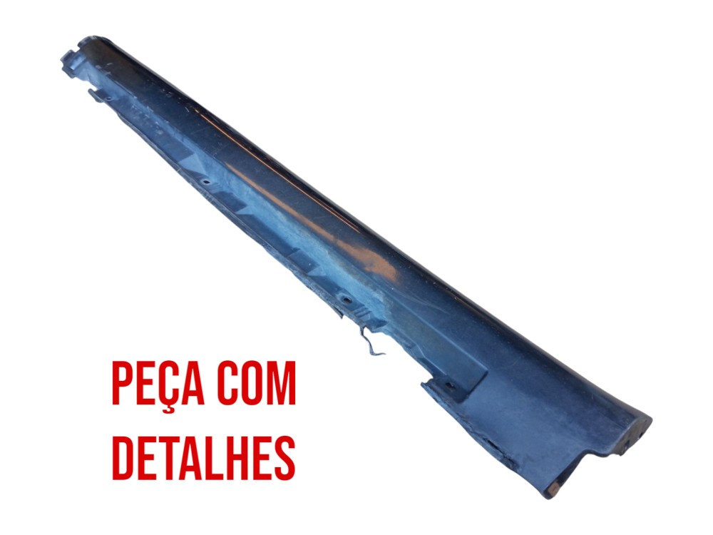 Acabamento Spoiler Saia Lateral Direito Volvo S40 2005 2009  Preto 2