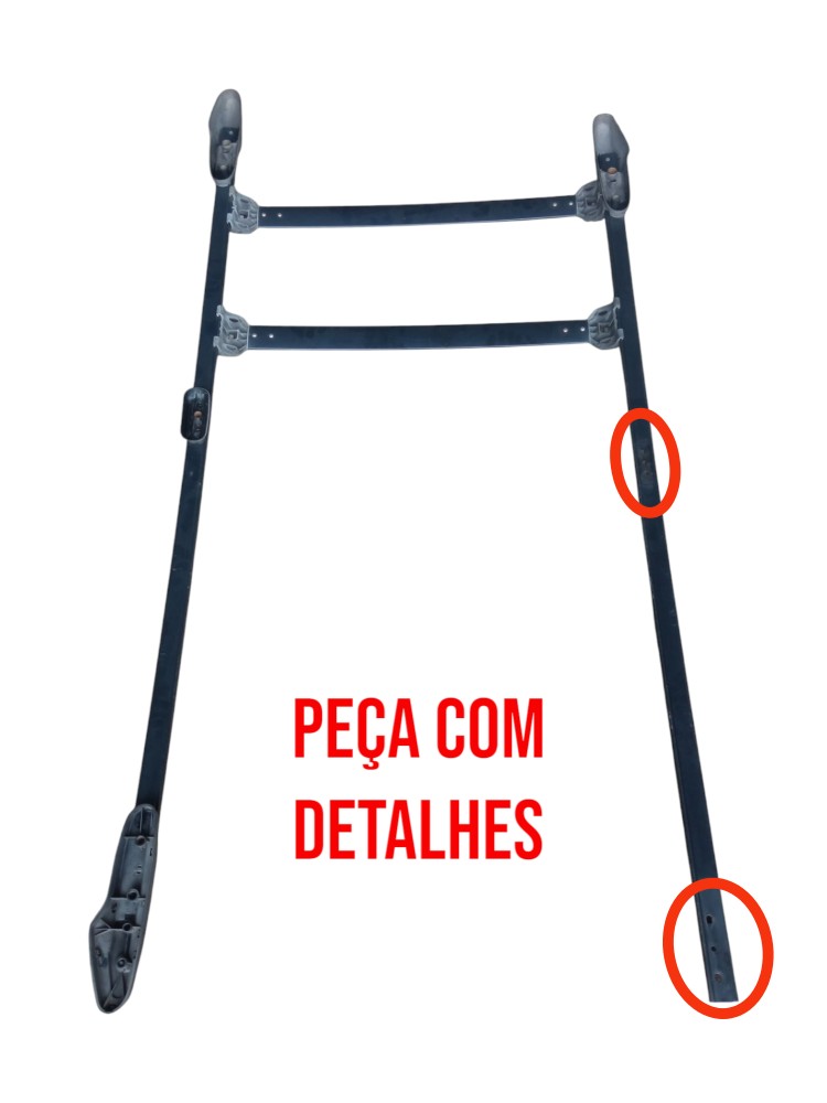 Acabamento Rack De Teto Kia Carens 1999 2001 Original 2
