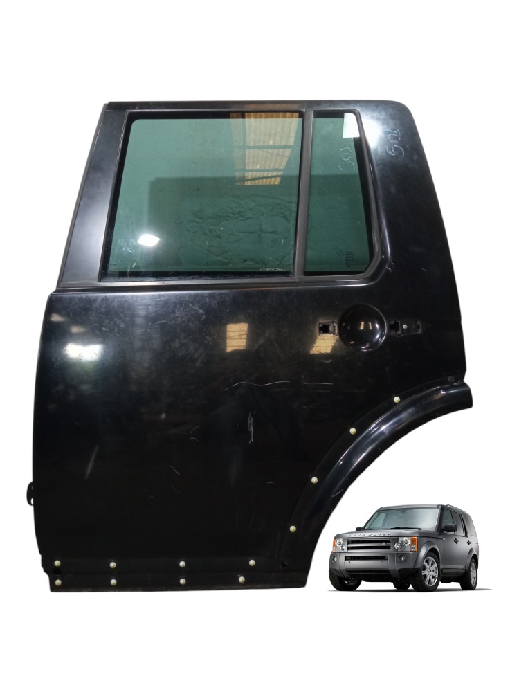 Porta Traseira Esquerda Land Rover Discovery 3 2005 2009  Traseira Esquerdo Preto 1