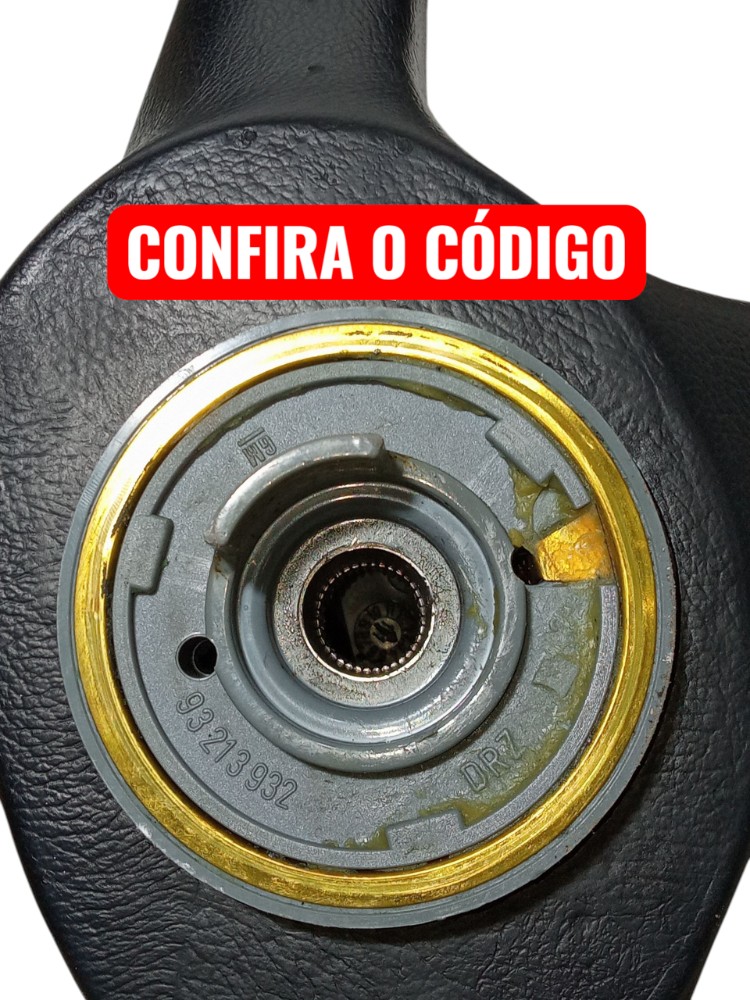 Tampa Capa Volante Direcao Celta Prisma 2007 2012 Original  Preto 4