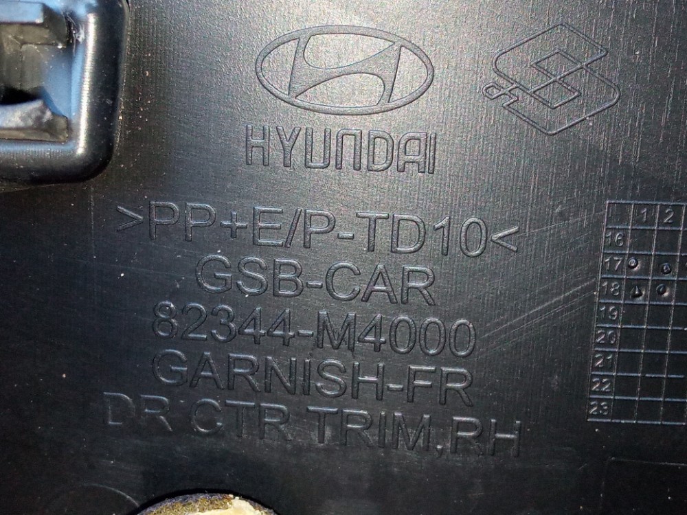 Forro Porta Dianteira Direita Hyundai Creta Prestige 2019  Cinza 6