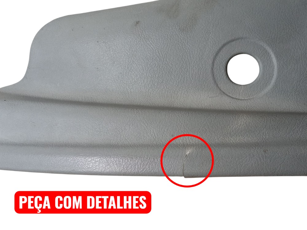Acabamento Soleira Traseira Direita Chery Qq 2011 2014 1.1 Cinza 2