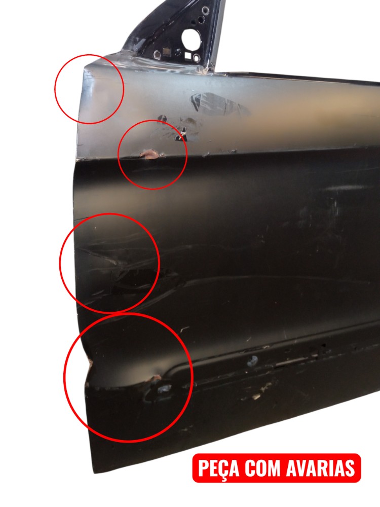 Porta Dianteira Esquerda Kia Soul 2010 2014 Original Dianteira Esquerdo Preto 2