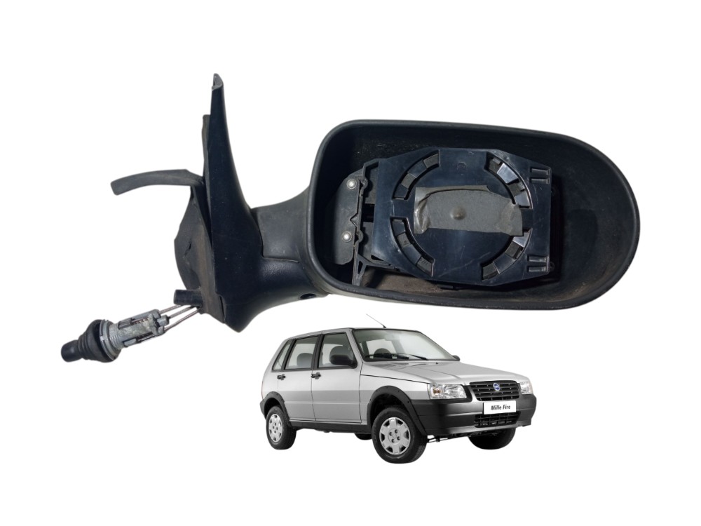 Retrovisor Externo Manual Direito Fiat Uno Fire 2006 2010 1