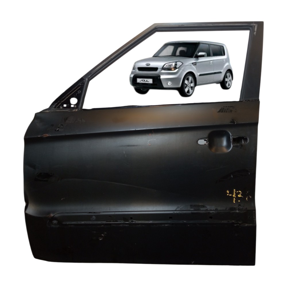 Porta Dianteira Esquerda Kia Soul 2010 2014 Original Dianteira Esquerdo Preto