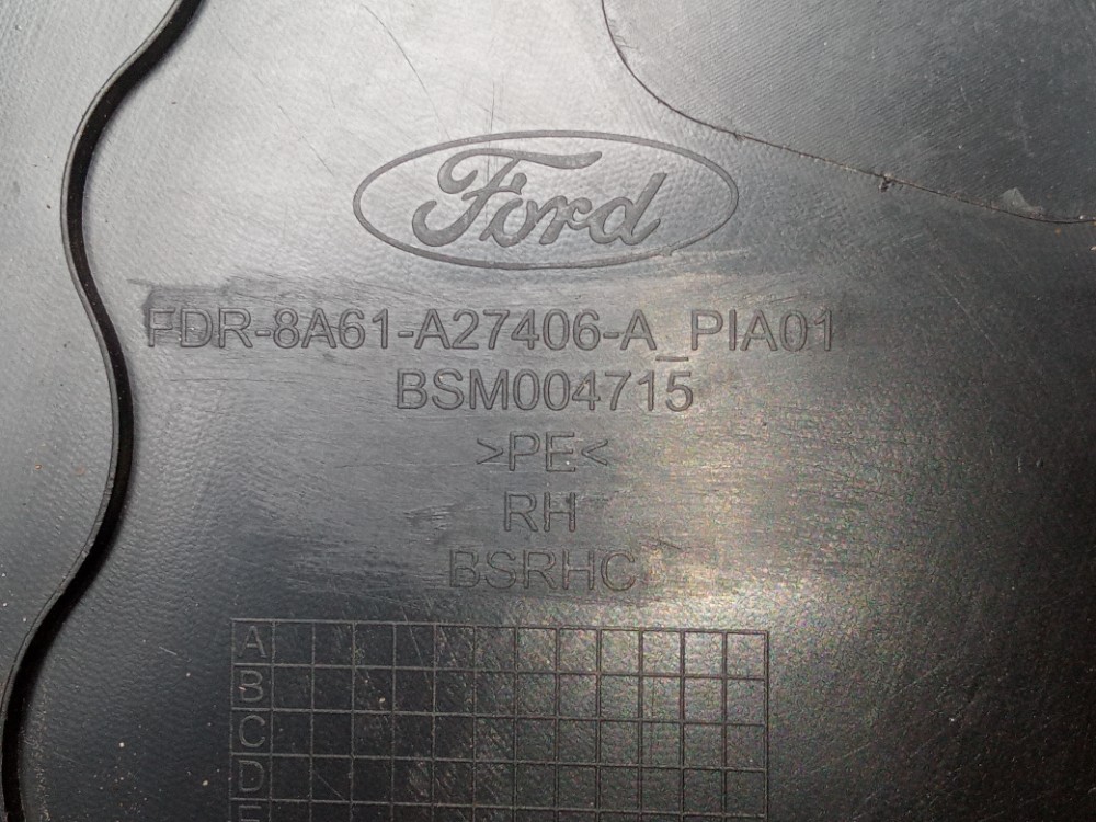 Forro Porta Traseira Direita Ford New Fiesta 2014 2020 Hatch Preto 6