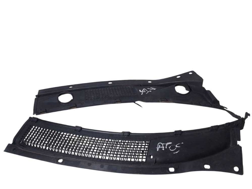 Acabamento Grade Churrasqueira Hyundai Atos 2000 2003 1.0 Preto 4