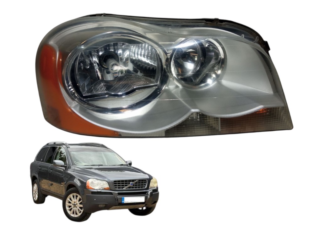 Farol Dianteiro Direito Volvo Xc90 2004 2005 T6 3.0 Direito/passageiro 1