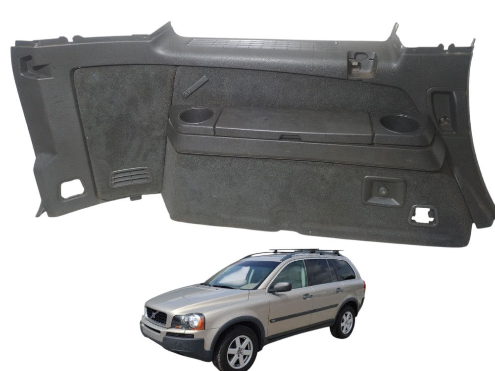 Acabamento Lateral Esquerdo Porta Malas Volvo Xc90 2004 2005 Preto 1