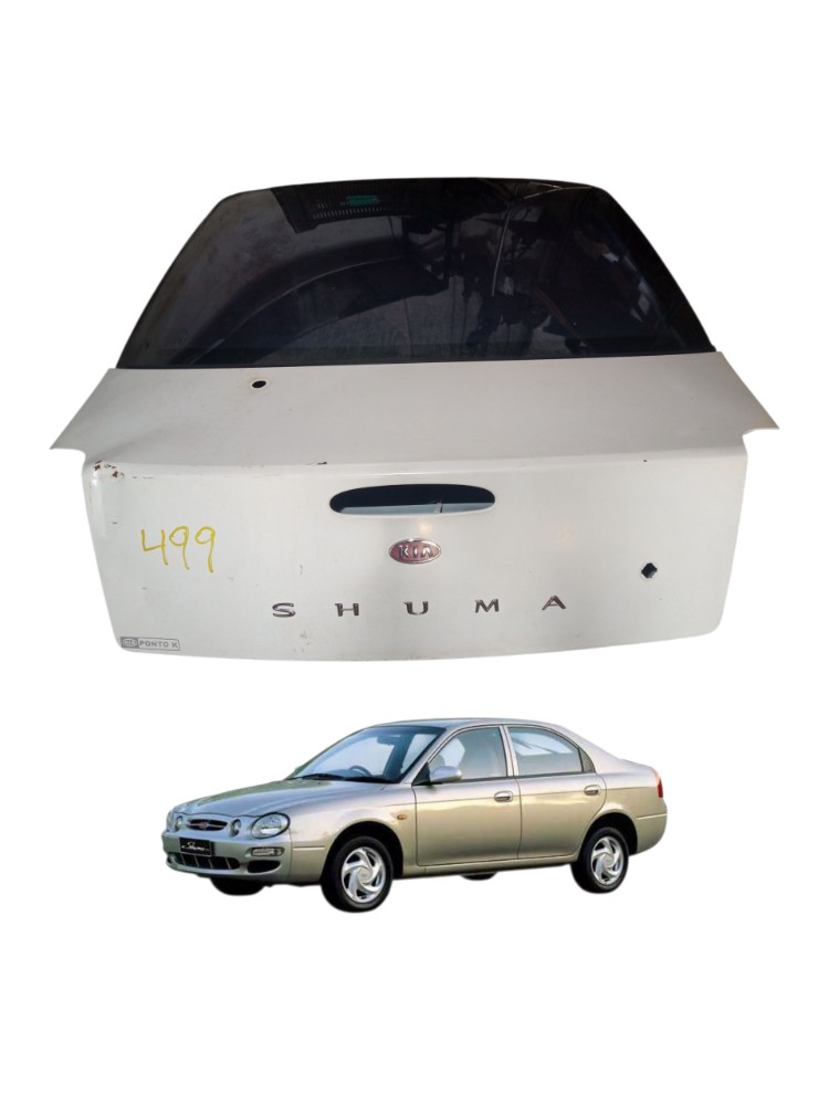 Tampa Traseira Porta Malas Kia Shuma 98 99 2000 1.5 Branco 1