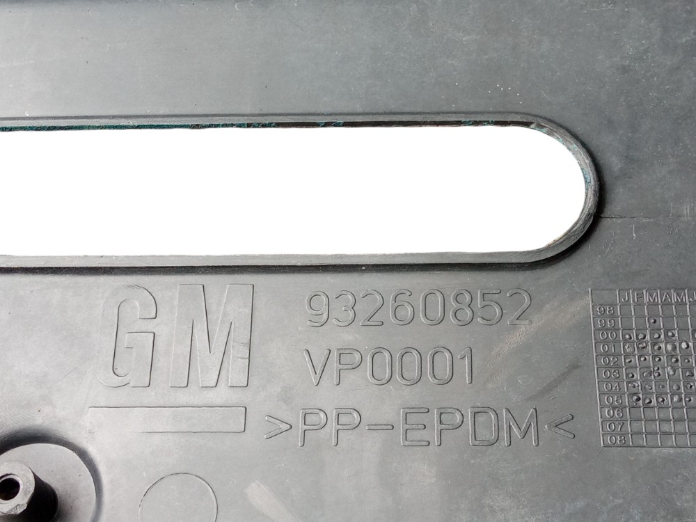 Grade Parachoque Traseiro Chevrolet Celta 2001 2006 Original Azul Brilhante 7