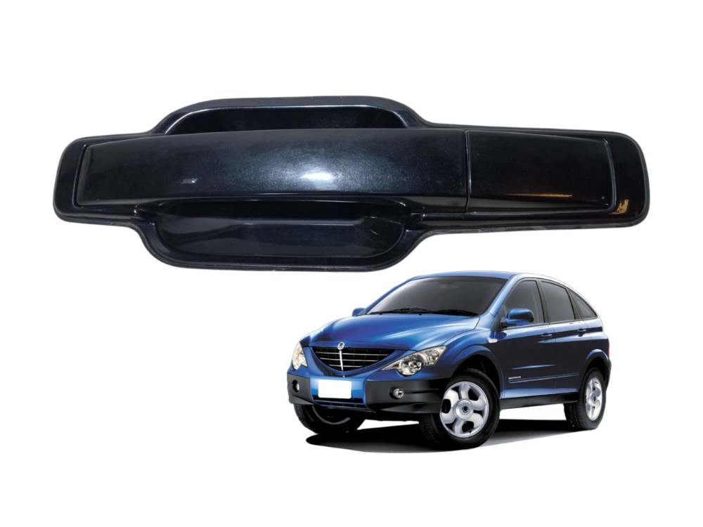 Macaneta Externa Traseira Esquerda Ssangyong Actyon 2010  Preto 1