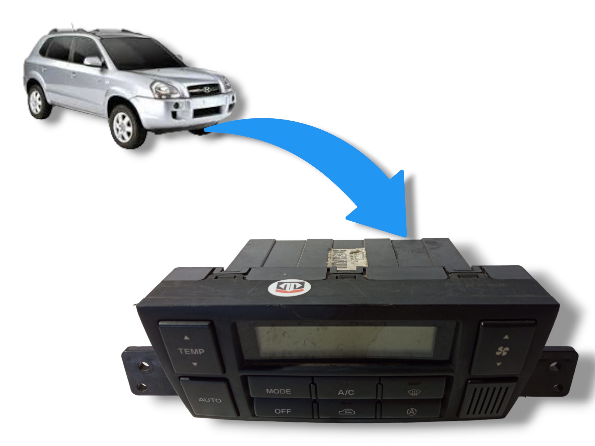 Comando Controle Ar Condicionado Hyundai Tucson 2010 A 2012 1