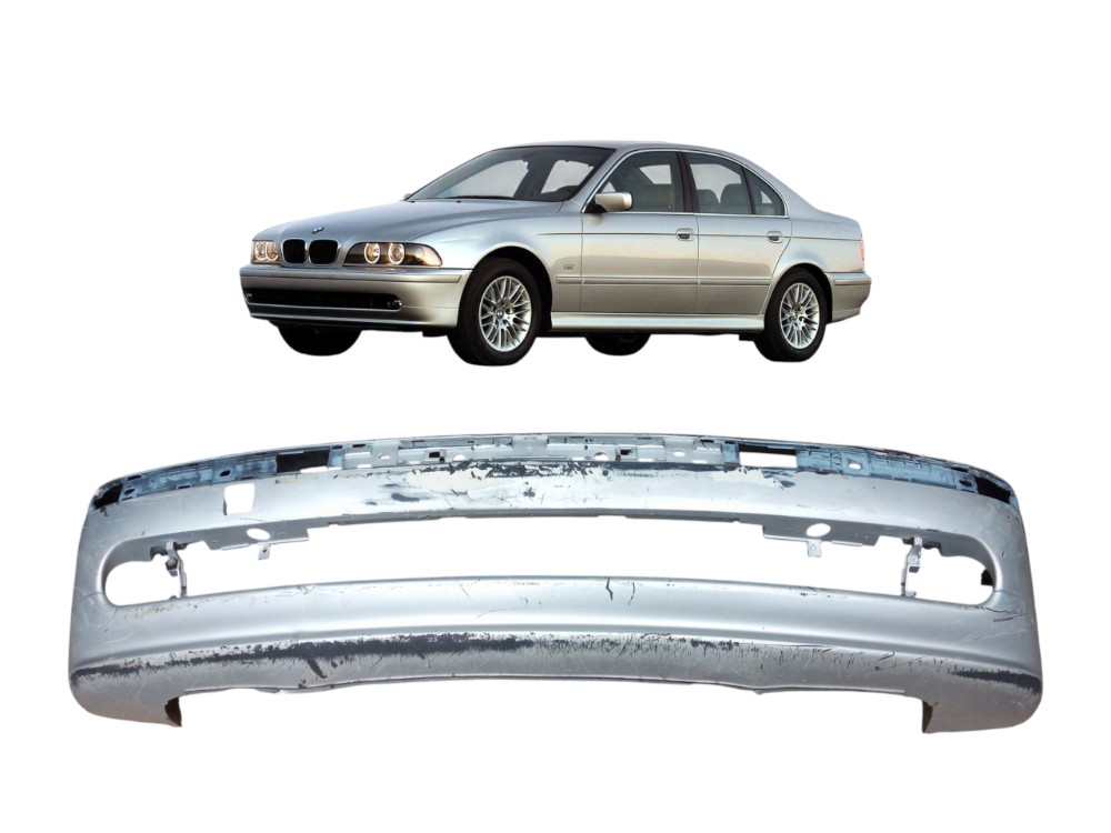 Parachoque Dianteiro Bmw Serie 5 E39 1995 2004 Original  Prata 1