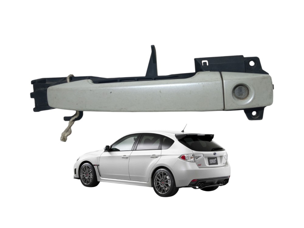 Macaneta Externa Dianteira Esquerda Subaru Impreza 2009 2012 Branco Dianteira 1