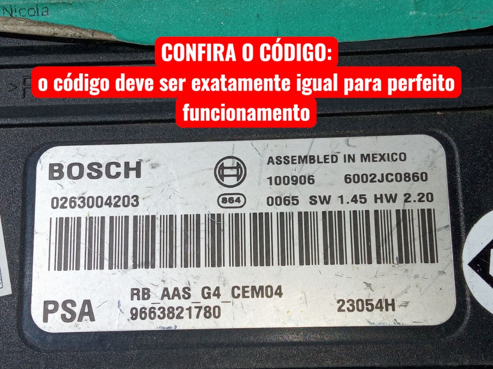 Modulo Central Conforto Estacionamento Citroen C5 2008 2012 2