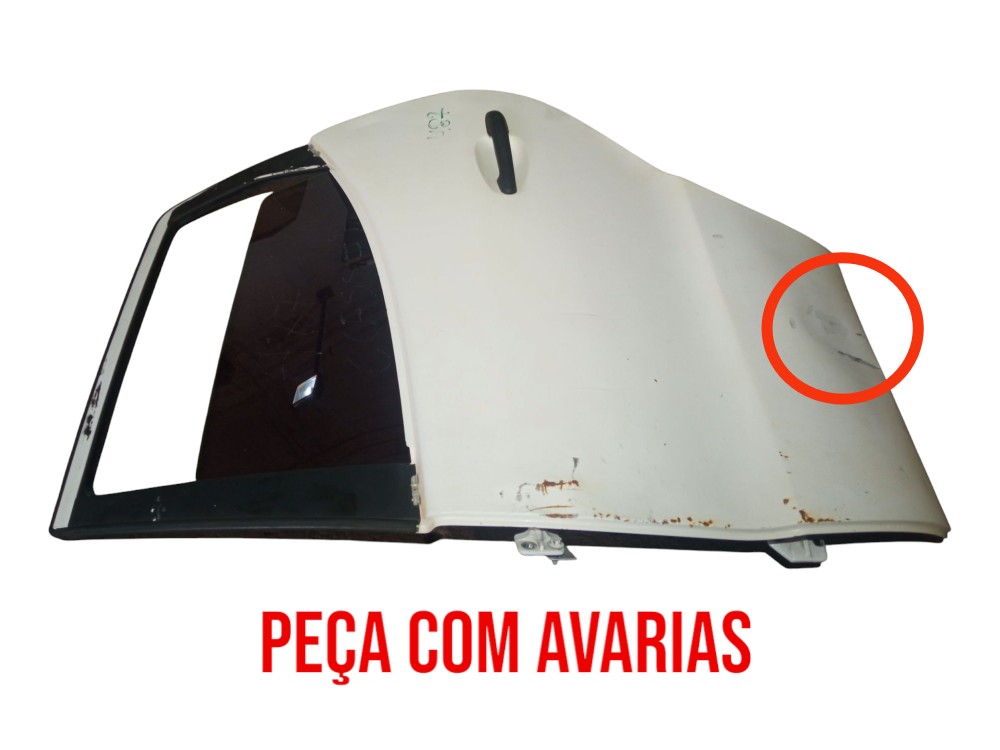 Porta Traseira Esquerda Mercedes Benz Classe A 99 2005 Usado Traseira Esquerdo Branco 2