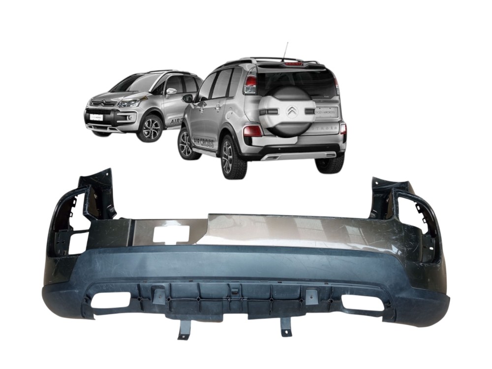 Grade Parachoque Traseiro Citroen Aircross 2010 2015 Marrom Brilhante 1