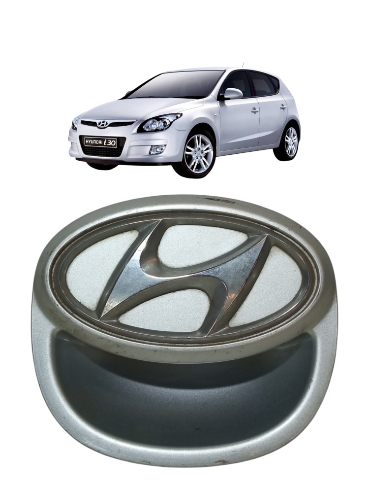 Macaneta Botao Tampa Traseira Hyundai I30 2009 2012 Original Prata Traseira 1