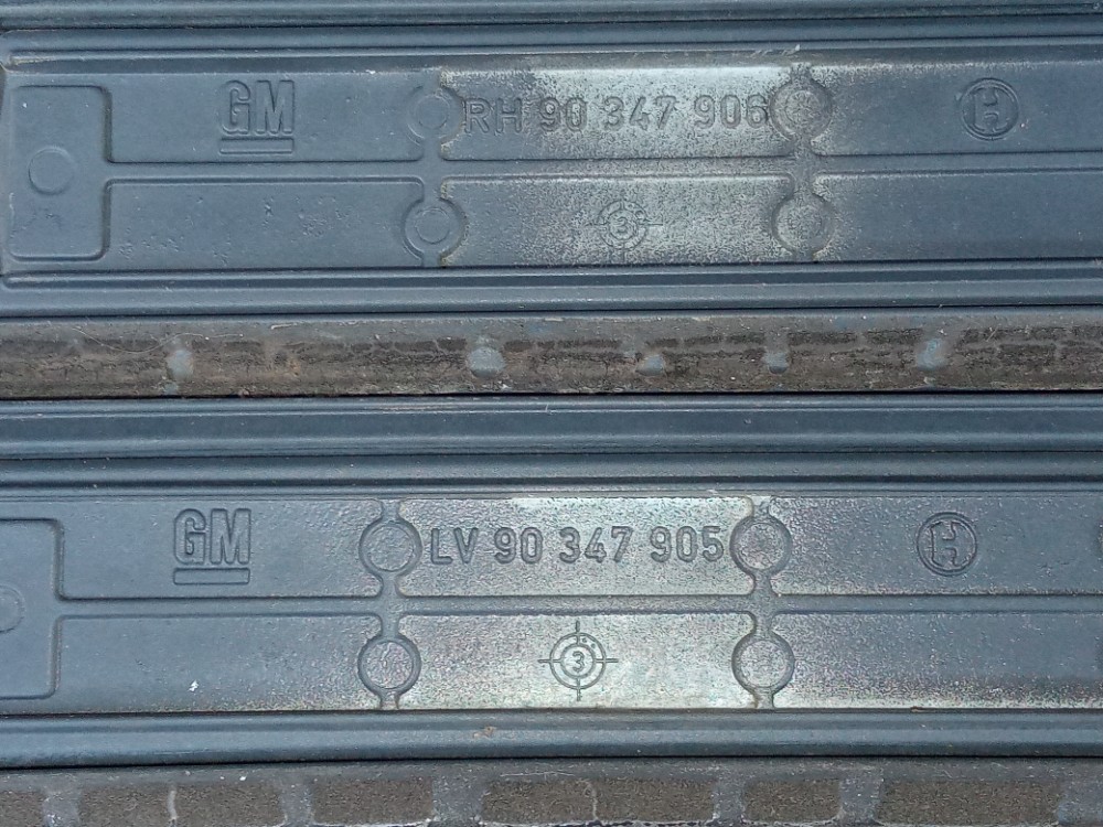 Par Acabamento Friso De Teto Gm Calibra 93 94 95 Original  Preto 6