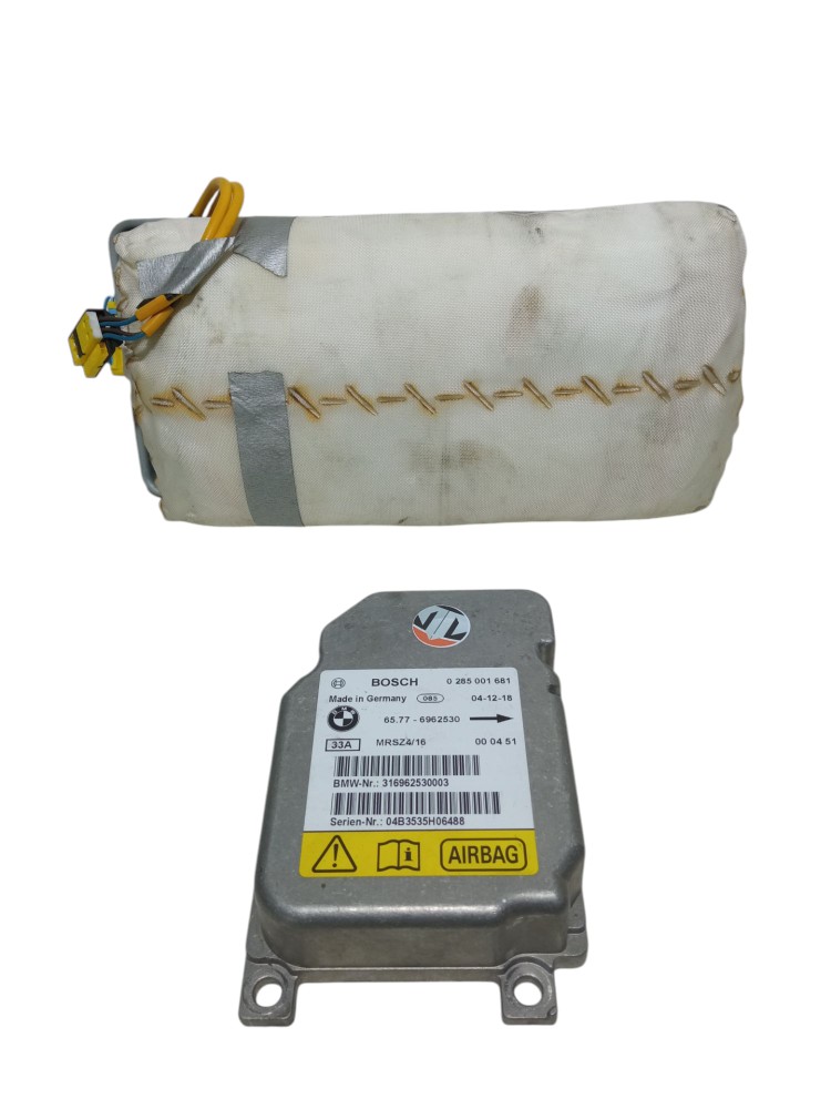 Kit Airbag Bmw X5 2003 2006 Original Usado 4
